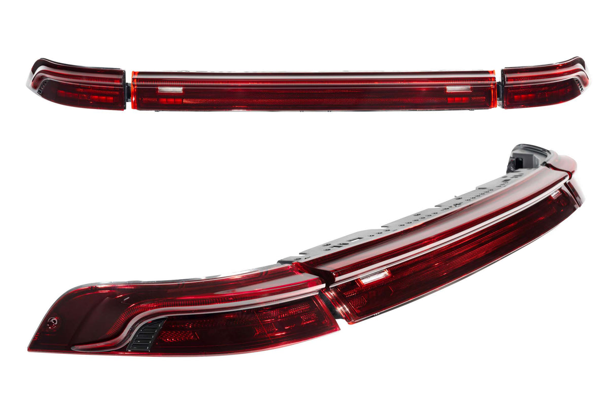 XB LED tail lights Porsche 993 red lens set