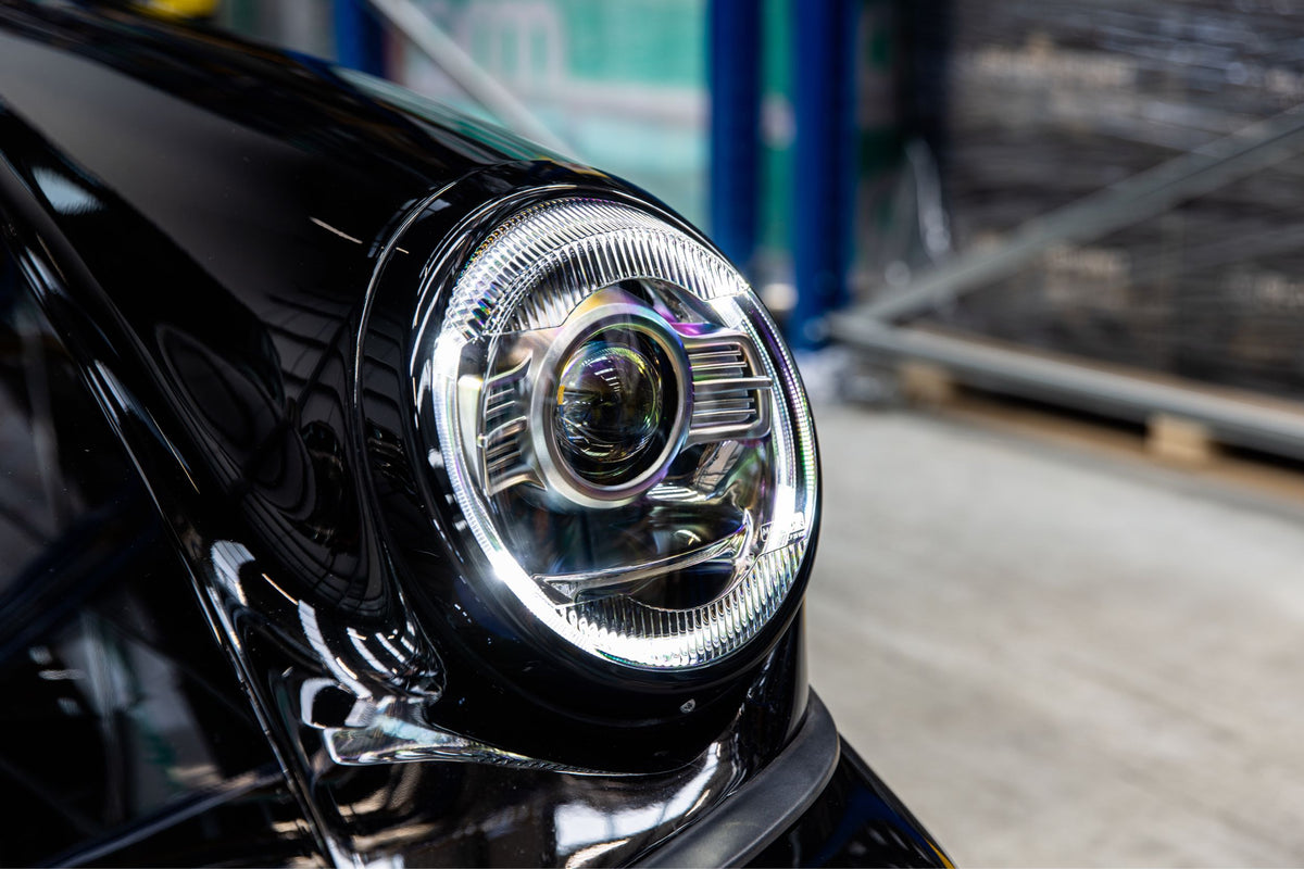 XB LED headlights Porsche 964 Modern White fitted